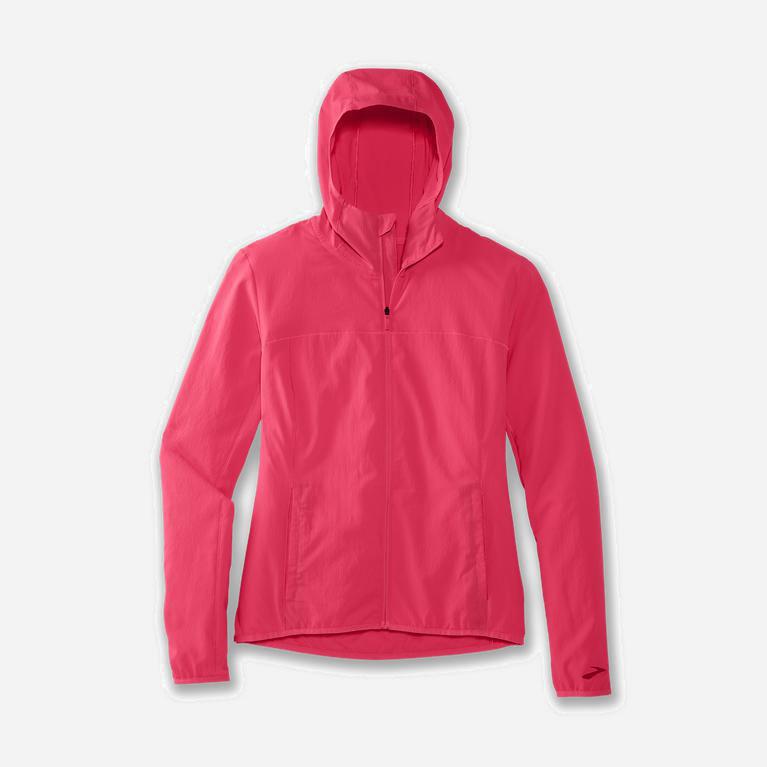 Brooks Canopy Australia - Women's Running Jackets - Fluoro Pink (097281-EUW)